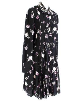 Valentino Pre-owned Black Floral Embellished Dress